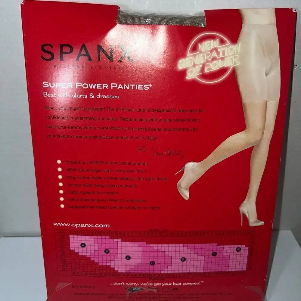 NWT Spanx Super Power Panty
